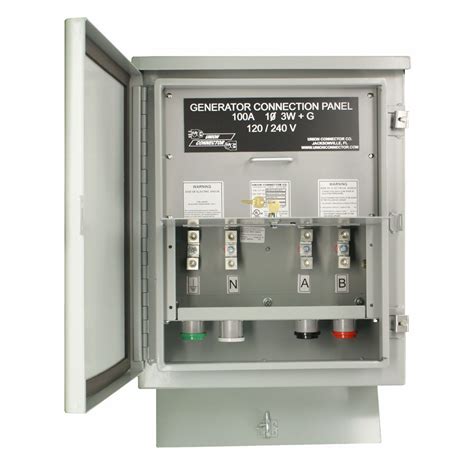 generator remote junction box|temporary generator connection box.